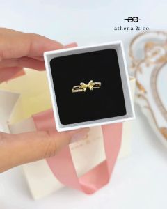 Athena & Co. 18k Gold Plated Fiona Bow Ring