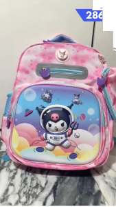 Tas Troli Anak Sekolah TK / Paud Perempuan Untuk Anak Cewek TK / Paud lampu bahan motif 2869