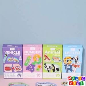 Kids Magnetic Stickers Animals Letters and Numbers Spelling Learning Toy for Boys and Girls