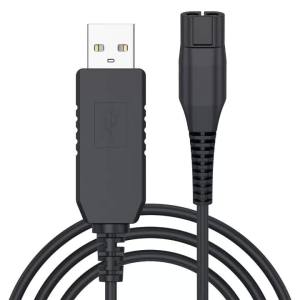 USB A00390 Sạc Dây Nguồn Adapter 100CM 4.3V Cho Philips Norelco OneBlade QP2520 QP2620 Series 1000 Máy Cạo Râu Cáp Sạc
