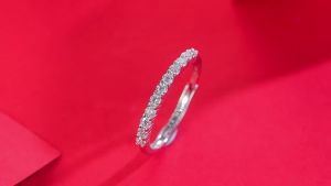 GRA Starting from the starting point ring Italian original ring silver s925 diamond ring Birthday Gift Valentines Day Anniversary