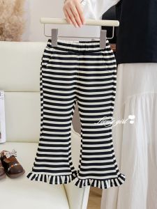 Girl Bell Bottoms Pants Striped