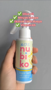 Nubiko Hair Lotion Losion Rambut Kulit Kepala Anak Bayi Sehat Lebat Lembut Wangi Segar Anti Bau BPOM