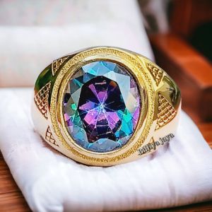 CINCIN BATU MESTIK QUARTZ MULTI COLOR