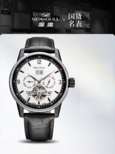 SEA-GULL | Multifunctional Mens Classic Business Skeleton Tourbillon Automatic Mechanical Watch