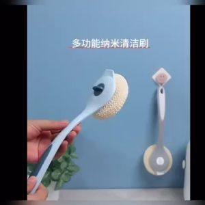 Sikat Cuci Piring / Pembersih serbaguna sikat / kerak panci wajan pakai / sikat panci / kawat cuci panci bergagang / sabut stainleS / sikat kawat SH L19