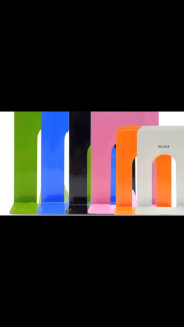 2pcs Desktop Book Rack 21*13cm Office Stationery BookEnd Stand Bookend Organizer
