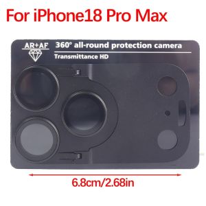 Metal HD Glass Lens Film for iPhone 18 Pro Pro Max Invisible Kickstand Foldable Bracket Camera Guard