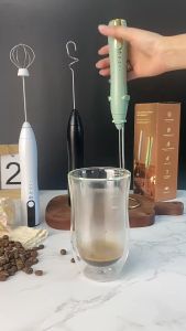 [SG STOCK]Mini Electric Whisk USB Charging Household Milk Frother Coffee Frother Portable Automatic Mixer Kitchen Mixe