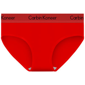 CarbinKoneer | Lucky Year Red Cotton Antimicrobial Womens Underwear