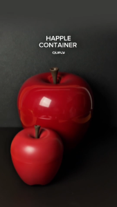 Mini Happle Container กล่องใส่ของ ที่ใส่ของอเนกประสงค์ ดีไซน์ แอปเปิ้ล Qualy (ควอลี่)