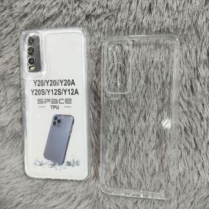 Softcase Casing VIVO Y19 Selikon Case Silikon Bening Transparan Pelindung Belakang HP + Camera