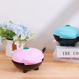 SG【READY STOCK】Waffle Maker Breakfast Maker Machine Egg Eggette Cake Oven Pan Non-Stick Bread Cake Maker Electric Grill Oven Breakfast Making Waffle Maker with Non-stick coating plate (PPT252)