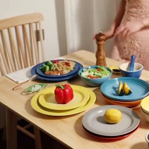 Le Creuset Ceramic Salad Bowl Soup Plate Snack Plate Dessert Plate Breakfast Plate 6pcs 15cm