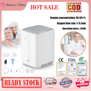 【Local Shipping】Oxygen Machine For Home Use/Stylish Oxygen Concentrator With Touch Button/Oxygen And Nebulizing 2 In 1