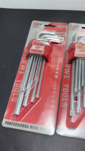 ประแจแอล 9 ตัวชุด ***หัวเหลี่ยม-หัวบอล-หัวดาว*** ชุดประแจ ดอกไขควงหกเหลี่ยม เกรดพรีเมี่ยม แข็งแรง ทนทานแรงบิด คุ้มค่าราคาถูก ของแท้ 100% พร้อมส่ง