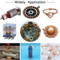 Pure copper enameled wire 0.6-1.2mm cable copper wire enameled wire enameled copper wire coil copper wire 10 meters. 