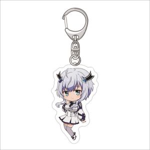 Bandai | Anime The Misfit Of Demon King Academy Acrylic Móc Khóa 55MM Anos Voldigoad Misha Sasha Necron Hình Mặt Dây Chuyền Quà Tặng Cho Người Hâm Mộ