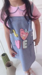 Dress Anak Perempuan Lucu - Baju Anak Cewek Jeans 1-8 Tahun 4137C 4137B