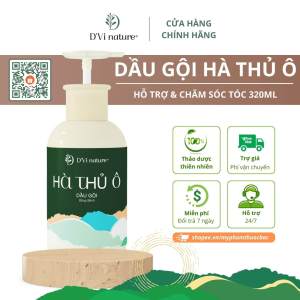 Dầu gội hà thủ ô DVi nature giúp tóc đàn hồi và nuôi dưỡng sợi tóc bóng mượt mềm mại