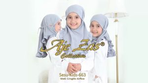 BISA COD!!! Hijab Anak Kepala Non Pet Tali Kode SESU Bahan Kringkel Premium By Ory AjeZas Collection