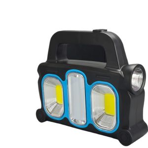 COB LED Solar Camping Light Large Capacity Rechargeable Work Lantern Emergency Strong Beam Long Distance Outdoor Tent Portable
