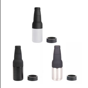 【New Arrival】 Premium Double Wall Can Cooler with Bottle Opener and Holder for Men Keeps Drinks Cold and Easy to Open During Camping Trips