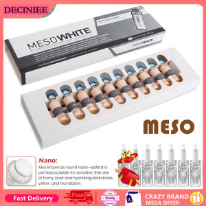 10 Pcs Cartridge Professional Derma Pen 5ml Semi-permanent Liquid Foundation BB Cream Glow Meso MTS Imported-Into BB Serum Facial Skin Whitening