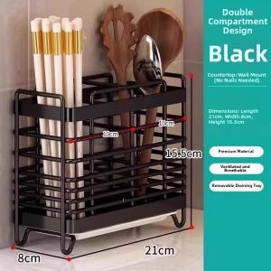 WANGXINGHEYUE | Chopsticks and Utensils Drainage Storage Box