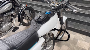 Áo da bao bình xăng Sym Husky 125 mẫu nhỏ gọn