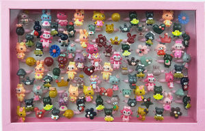 Adorable Cartoon Acrylic Rings for Girls Kindergarten Reward Gifts Childrens Fashion Accessories Necklaces for Kids