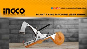 INGCO เครื่องผูกเทปพันกิ่งไม้ แบบพกพา 12.5นิ้ว รุ่น HPTM1258 รักษาการผลิตของกิ่งไม้ กระบวนการไม่ใช่เดีย