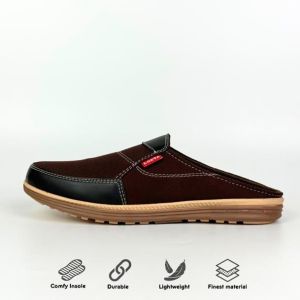 LOZTA Sepatu Sandal Selop Pria Bustong VANTABLACK Series