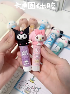 Gam Pepejal Solid Glue Stick Cute Cartoon Creative Strong Adhesive School Office Student Stationery