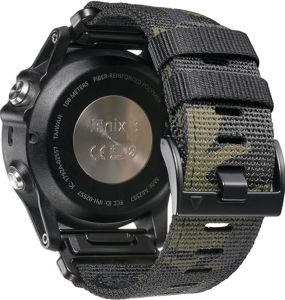 22 26mm Nylon Military strap For GARMIN FENIX7 7X PRO 6 6X Soft wear-resistant strap body For 965 Instinctive replacement strap