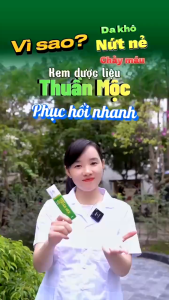 Kem Dược Liệu Thuần Mộc Dưỡng Ẩm Mờ Vết Thâm Giúp Da Sáng Mịn Phục Hồi Tổn Thương Da Do Mụn Không Corticoid 20G