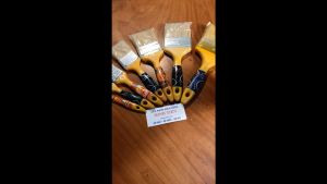 Cọ sơn cao cấp Thanh Bình cán nhựa lông heo trắng đủ kích thước 13mm 25mm 38mm 50mm 68mm 75mm 100mm
