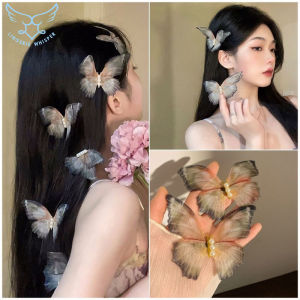 【On Sale】New INS Fashion Fairy Butterfly Hair Clip Women Butterfly Hairpin