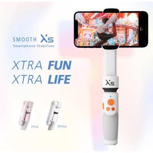 ZHIYUN Smooth XS Foldable Smartphone Selfie Stick Anti Shake Handheld  Gimbal Stabilizer 2-Axis Smartphone Stabilizer Kit For Vlog Short Video Shooting