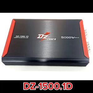 TOP เพาเวอร์แอมป์ขับซับCLASS D 1CH DZ POWER รุ่นDZ-1500.1D กำลังขับสูงสุด 5000Wเพาเวอร์ขับซับ10นิ้วแม่เหล็ก140-156ได้ คาปา4ลูก ราคาต่อ1ชิ้น