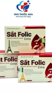 Sắt Folic Extra - Viên uống bổ sung sắt và axit folic - Hỗ trợ sức khỏe mẹ và bé hộp 30v