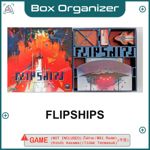 Flipships Board Game Box Organizer Insert