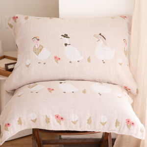 Colorful Cotton Pillowcase for Dogs Sweat Absorbent Single Person New Style Bedding Accessories Pure Cotton Four Layers