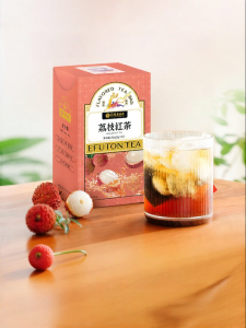 EFUTON TEA | Litchi Fruit Herbal Tea Infusion Cold Brew Tea Bags