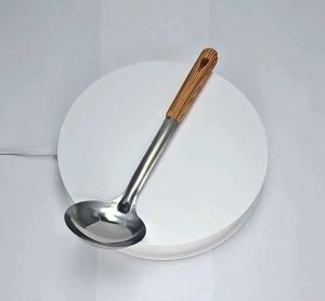 Irus Stainless Steel Gagang Motif Kayu Jasper | Stainless Steel Ladle BX100