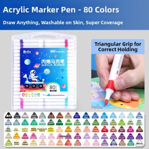 TrueColor | Triangle Grip Student-Suitable Markers Washable Non-Bleed Colorful Drawing