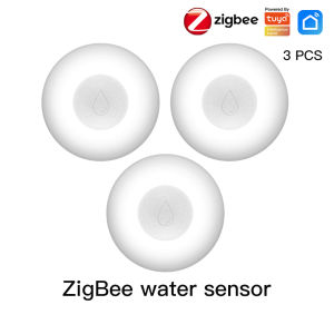MOES | MOES Tuya ZigBee Smart Water Leak Sensor Flood Alarm Detector for Home Overflow Protection Remote App Control