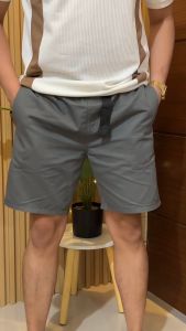 URBAN PIPE Plain Shorts For Men ADJUSTABLE Canvas Belt Buckle Knee-Length Original Garter Short for man 3257