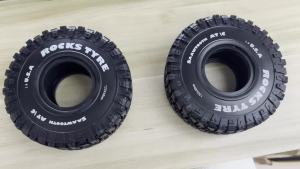 RS | 1.9 Lốp Xe Bánh Xích Cho Axial SCX10 90046 AXI03007 Tamiya CC01 Redcat Gen8 RC4WD 1/10 RC Crawler OD 120mm Vành Bánh Xe Beadlock