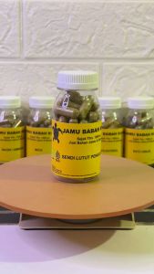 Obat HERBAL Pengapuran Tulang Nyeri Sendi Lutut Nyeri Lutut Tulang Keropos Osteoporosis - Jamu Babah Kuya (KAPSUL)
